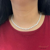 Monica AD Single Layer Set  (2 earrings and Necklace)
