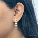 Monica AD Single Layer Set  (2 earrings and Necklace)