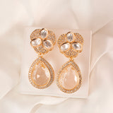 Aesha Kundan Necklace set in Ivory