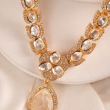 Aesha Kundan Necklace set in Ivory