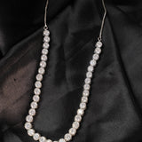 Monica AD Single Layer Set  (2 earrings and Necklace)