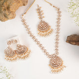 Shaheena Kundan Necklace with mangtika