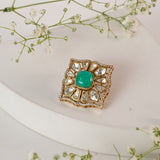 Firoza Kundan Earrings Set