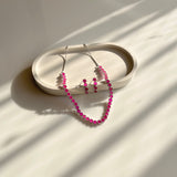 Monica AD Single Layer Set  (2 earrings and Necklace)