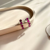 Monica AD Single Layer Set  (2 earrings and Necklace)