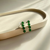 Monica AD Single Layer Set  (2 earrings and Necklace)