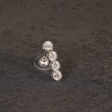 Monica AD Single Layer Set  (2 earrings and Necklace)