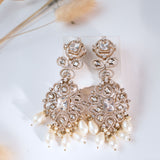 Jodha Rani haar necklace set Ivory with mangtika