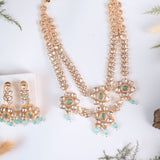 Maha Kundan Double layered set