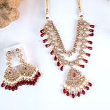Anisha Kundan Double layer set