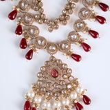 Anisha Kundan Double layer set