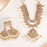 Anisha Kundan Double layer set