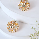 Aasiya Multicolor Kundan Earrings Set