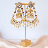 Ghazal Multicolor Kundan Earrings Set
