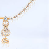 Mahira Ivory Kundan Earrings Set