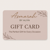 Asmarah by Aliya Gift Card